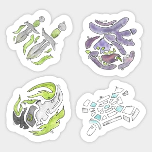 Wow Class logo collection Sticker